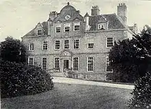 Longnor Hall, attached Wall to North East, and Gate Piers