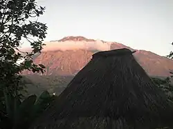 View of Matebian from Quelicai