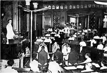 Lord Mountbatten addressing the Chamber of Princes as Viceroy in 1947.