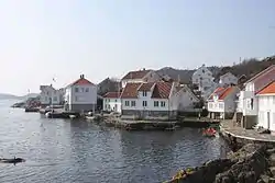 View of the village harbour