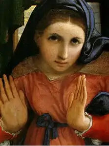 Detail of the Virgin