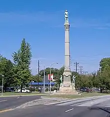 View of the monument from the south (Louisville)