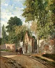 Rue des Capucines à Bellevue, c. 1890-1900