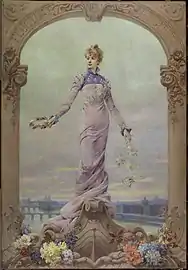 Allegory of the City of Paris, by Louise Abbéma (1901)