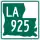 Louisiana Highway 925 marker