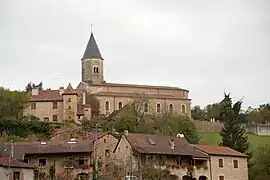 The church in Lournand