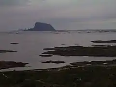 Lovund seen from Dønna