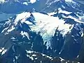 North aspect of Lowell Peak with Lowell Glacier