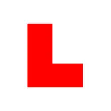 A British, Irish, Indian, Malaysia, Norwegian or Singaporean L-plate