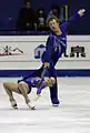 Assisted cantilever in pair skating  (Lubov Iliushechkina & Nodari Maisuradze)