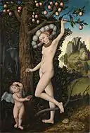 Lucas Cranach d.Ä. – Cupid complaining to Venus, National Gallery, London, 1526-1527