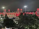 Lucknow Charbagh Railway Station from outside.