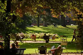 A large part of the Jardin du Luxembourg was remade by Barillet-Deschamps into an English-style garden (1865).