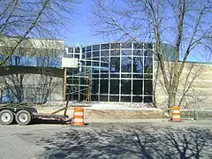 Ludington Public Library new side entrance work of 2012