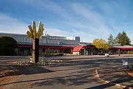 Luleå Airport, terminal entrance