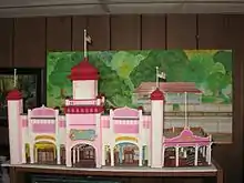 Diorama of Plaza Building, Luna Park, Scranton