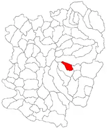 Location in Caraș-Severin County