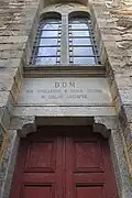 Gate of the Catholic Church of Mount Lu.