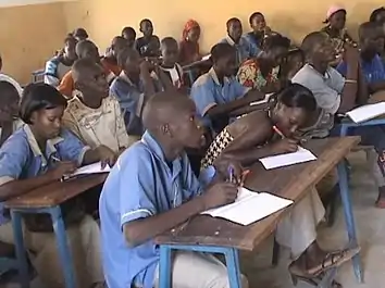 Image 8High school students in Kati (from Mali)