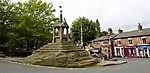 Lymm Cross on sandstone outcrop