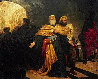 Nikiphoros Lytras, Execution of Patriarch Gregory V of Constantinople.