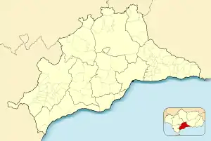 Benamocarra is located in Province of Málaga