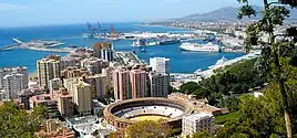 Skyline of Málaga