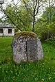 Memorial stone in Säpina village