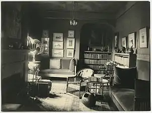 M. Carey Thomas' Study ("The Blue Room"), 1904.