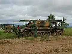 GSL-130 mine clearance vehicle of Myanmar Army