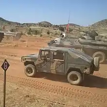 Naung Yoe (Humvee version) light armoured vehicle of Myanmar Army