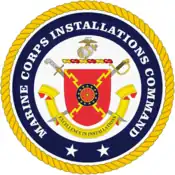 Logo of the Marine Corps Installations Command, part of the U.S. Marine Corps.