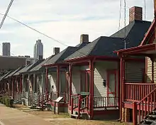 Shotgun houses on Auburn Ave. directly across from King's boyhood home