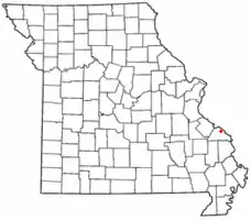 Location of Menfro, Missouri