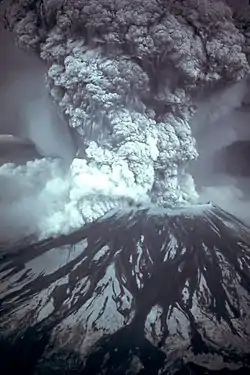 Image 38Mount St. Helens erupts on May 18, 1980 (from Geology of the Pacific Northwest)