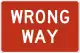 Wrong way