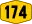 Federal Route 174 shield}}