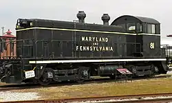 Locomotive at the Railroad Museum of Pennsylvania