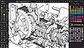 MacDraft Cutaway Technical Drawing