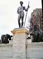 The "Boy David" Memorial to the Machine Gun Corps in London.