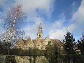 The church in La Madeleine-Bouvet