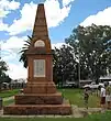 Overall view Mafeking Obelisk