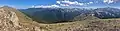 View from the 6,380' west peak of Maiden Peak. True summit at far left. Elk Mountain to far right.