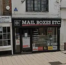 Picture of a Mail Boxes Etc. building in Reading, Berkshire.