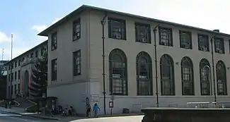 Hamburg Hall on the campus of Carnegie Mellon, former Main Building, U.S. Bureau of Mines, built in 1915, at 4800 Forbes Avenue.