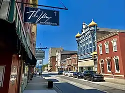 Looking down Main Street in June 2021