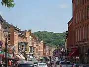 Looking east on Main Street.