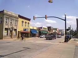 Main Street in downtown Hobart