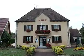 The town hall in Le Deschaux