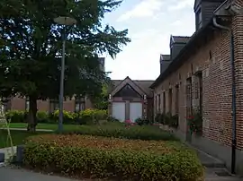 The town hall in Bourghelles